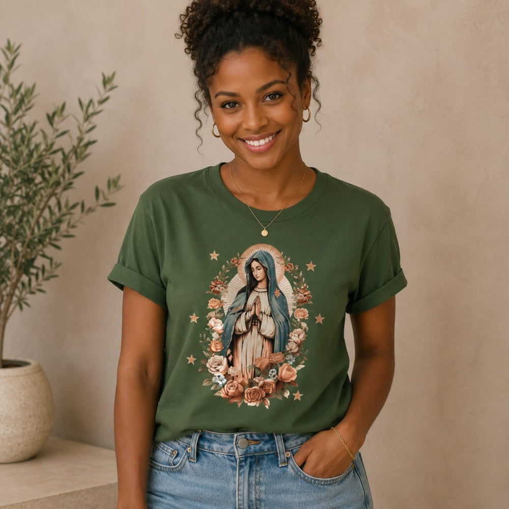 Camiseta Católica Virgem Maria