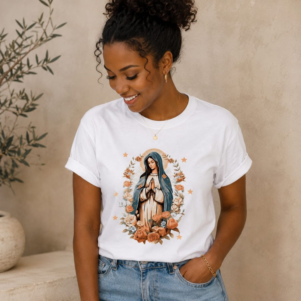 Camiseta Católica Virgem Maria